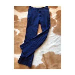 Yves Saint Laurent Blue denim bellbottom jeans